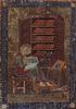 Meister des Codex Amiatus: Codex Amiatinus, Szene: Esdra arbeitet an der Erneuerung der Bibel
