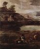 Nicolas Poussin: Landschaft mit Pyramos und Thisbe, Detail