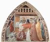 Paolo Uccello: Fresken im Dom zu Prato, Szene: Maria Geburt