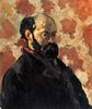 Paul Cézanne: Selbstporträt vor rosa Hintergrund