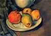 Paul Cézanne: Stilleben mit Granatapfel und Birnen