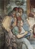 Peter von Cornelius: Freskenzyklus des Casa Bartholdy in Rom, Szene: Joseph deutet die Träume des Pharao, Detail