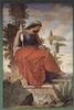 Philipp Veit: Wandbild aus dem alten Städelschen Institut, linkes Seitenbild, Szene: Allegorische Figur der Italia