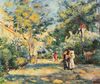 Pierre-Auguste Renoir: Figuren in einem Garten