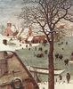 Pieter Bruegel d. Ä.: Volkszählung zu Bethlehem, Detail