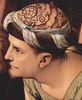 Pietro Perugino: Beweinung Christi, Detail: Josef von Arimathia