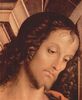 Pietro Perugino: Thronende Madonna mit Hl. Johannes dem Täufer und Hl. Sebastian, Detail: Hl. Johannes der Täufer