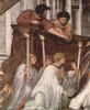 Raffael: Stanza di Eliodoro im Vatikan für Papst Julius II., Wandfresko, Szene: Messe von Bolsena, Detail