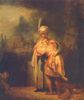 Rembrandt Harmensz. van Rijn: Davids Abschied von Jonathan