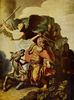 Rembrandt Harmensz. van Rijn: Prophet Bileam und die Eselin