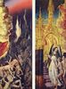 Rogier van der Weyden: Altar des Jüngsten Gerichts in Beaune, rechter äußerer Flügel: Die Hölle; linker äußerer Flügel: Das Paradies