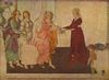 Sandro Botticelli: Fresken aus der Lemmi-Villa bei Florenz, Szene: Giovanna degli Albizzi mit Venus und den Grazien, Fragment