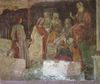 Sandro Botticelli: Fresken aus der Lemmi-Villa bei Florenz, Szene: Lorenzo Tornabuoni vor den (Allegorien der) sieben freien Künsten, Fragment