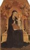 Sassetta: Maria und das Jesuskind, umgeben von sechs Engeln