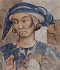 Simone Martini: Freskenzyklus mit Szenen aus dem Leben des Hl. Martin von Tours, Kapelle in Unterkirche San Francesco in Assisi, Szene: Wunder der Wiedererweckung einer Jungfrau, Detail