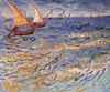 Vincent Willem van Gogh: Das Meer bei Saintes-Maries