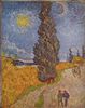 Vincent Willem van Gogh: Landstraße mit Zypressen