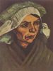 Vincent Willem van Gogh: Porträt einer Bäuerin mit weißer Haube
