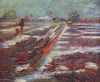 Vincent Willem van Gogh: Schneebedeckte Felder vor Arles