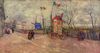 Vincent Willem van Gogh: Straßenszene auf dem Montmartre, Le Moulin à Poivre