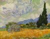 Vincent Willem van Gogh: Weizenfeld mit Zypressen