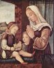 Vittore Carpaccio: Maria und Johannes der Täufer beten das Christuskind an