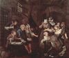 William Hogarth: Gemäldefolge »Der Lebensweg eines Wüstlings«, Szene: Das Gefängnis